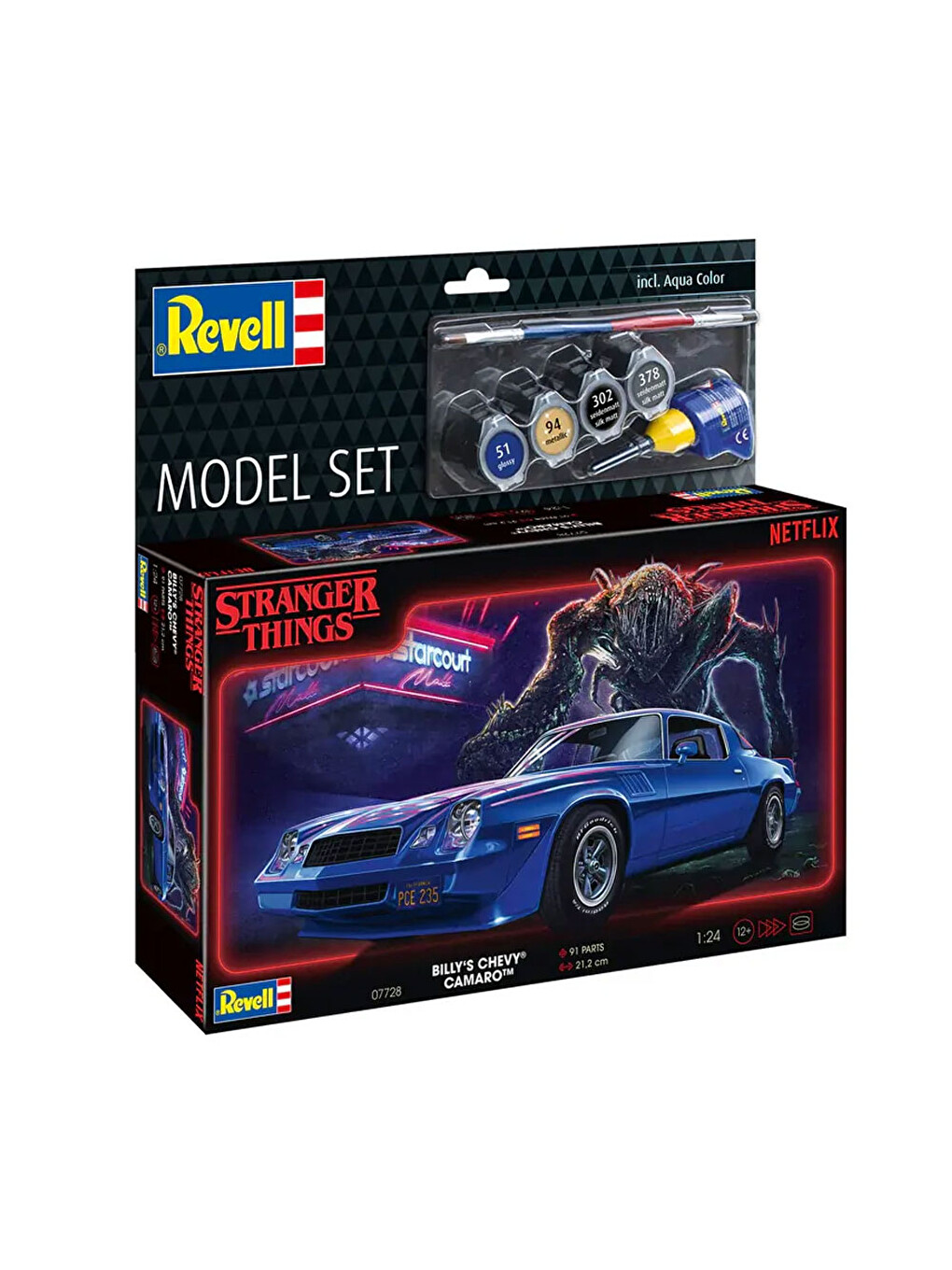 Model Set Chevy Camaro Z/28 Stranger Things 67728