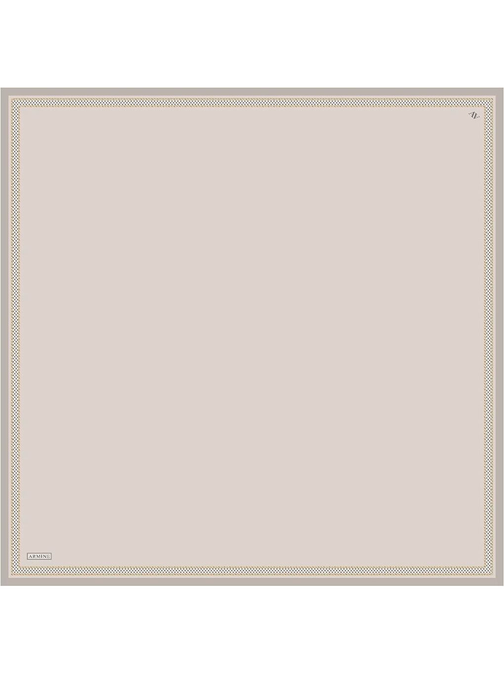 Bej Saf İpek Sura Eşarp 9444D 36-3