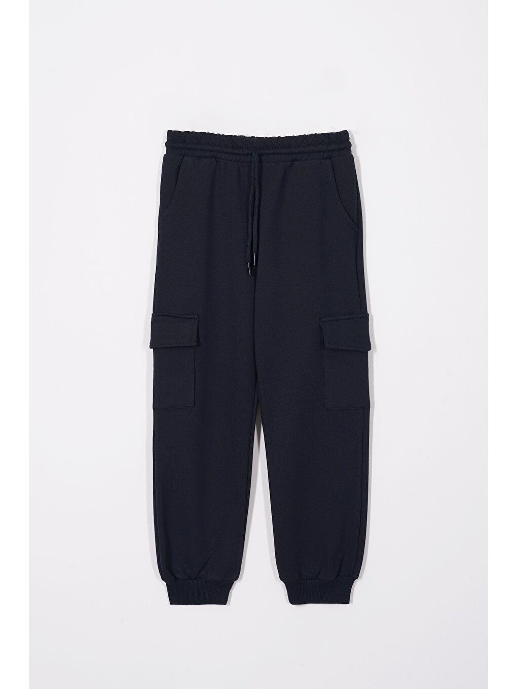 Çift Kargo Cepli Lacivert Renk Erkek Çocuk Eşofman Tek Alt