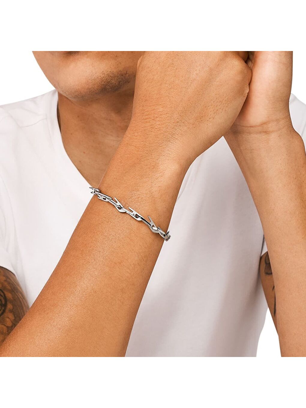 Gri DJDX1536-040 Erkek Bileklik-2