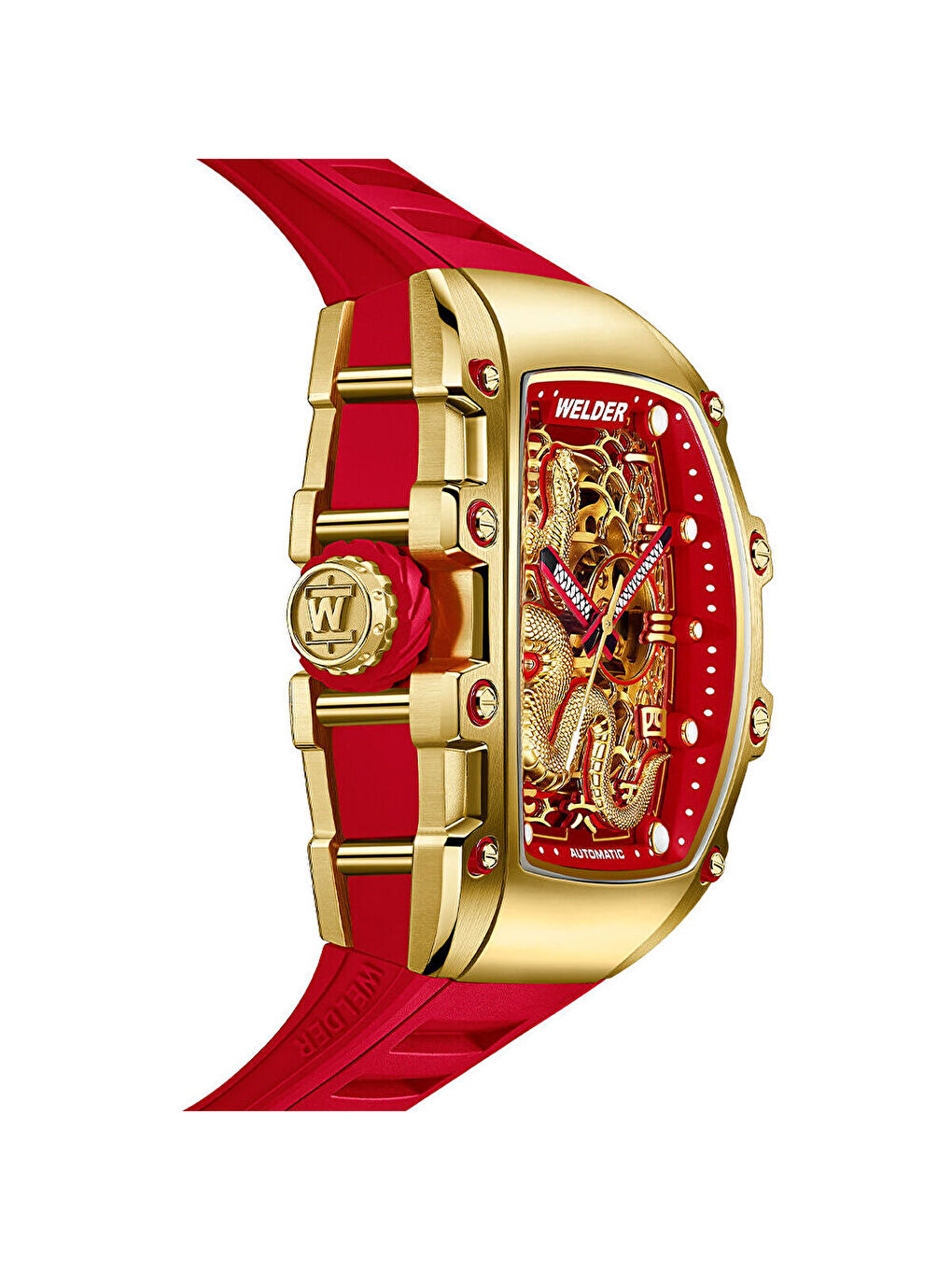 Kırmızı WRT1014 Erkek Kol Saati-4