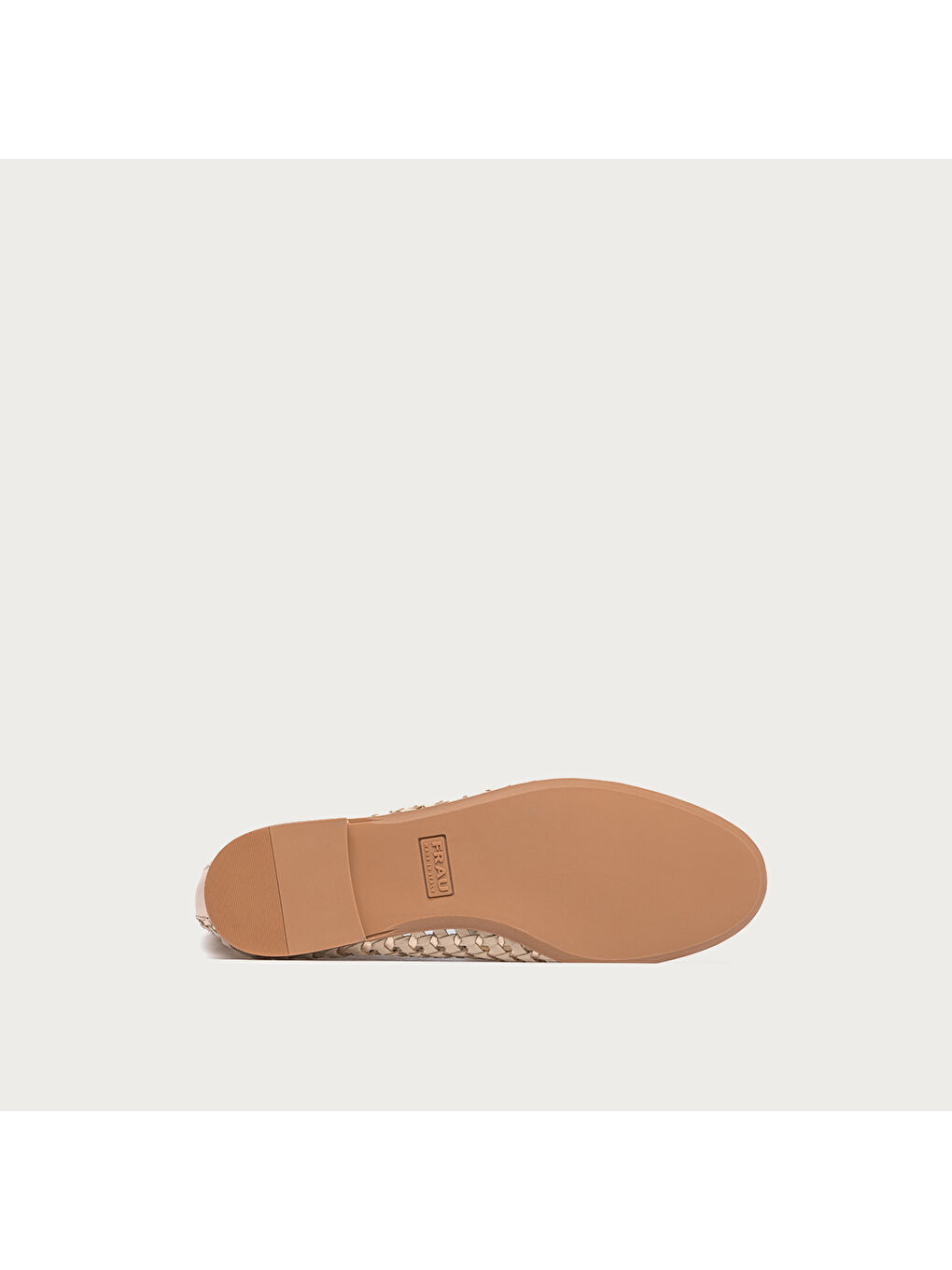 Sarı Kadın Babet Ayakkabı 95K6 WOVEN LAMINATED LEATHER LOAFERS WITH TASSELS-4