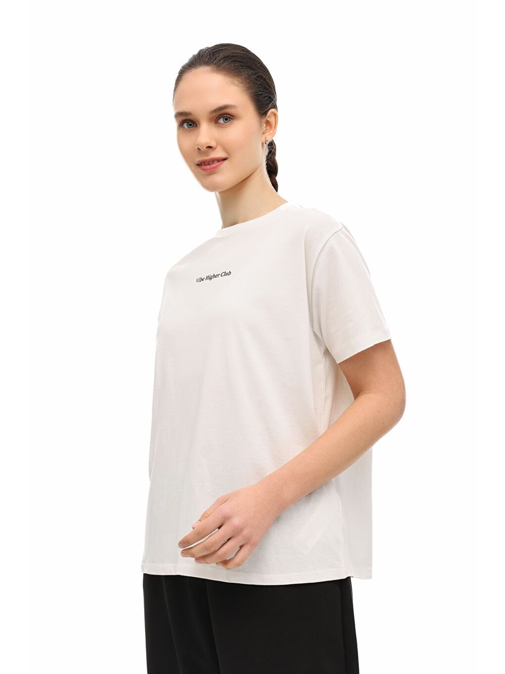 WL 11MILENA 6FX Beyaz Kadın Kısa Kol T-Shirt