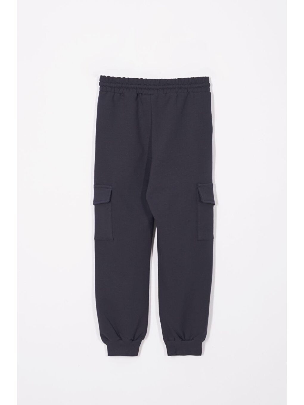 Gri Çift Kargo Cepli Füme Renk Erkek Çocuk Eşofman Tek Alt-2
