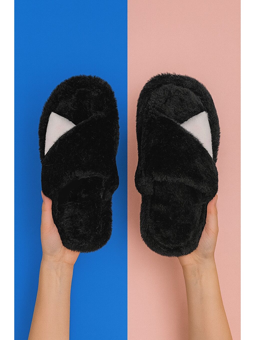 Karışık 3'lü Paket SOFTIE Kapalı Kadın Terlik Ev Terliği-4