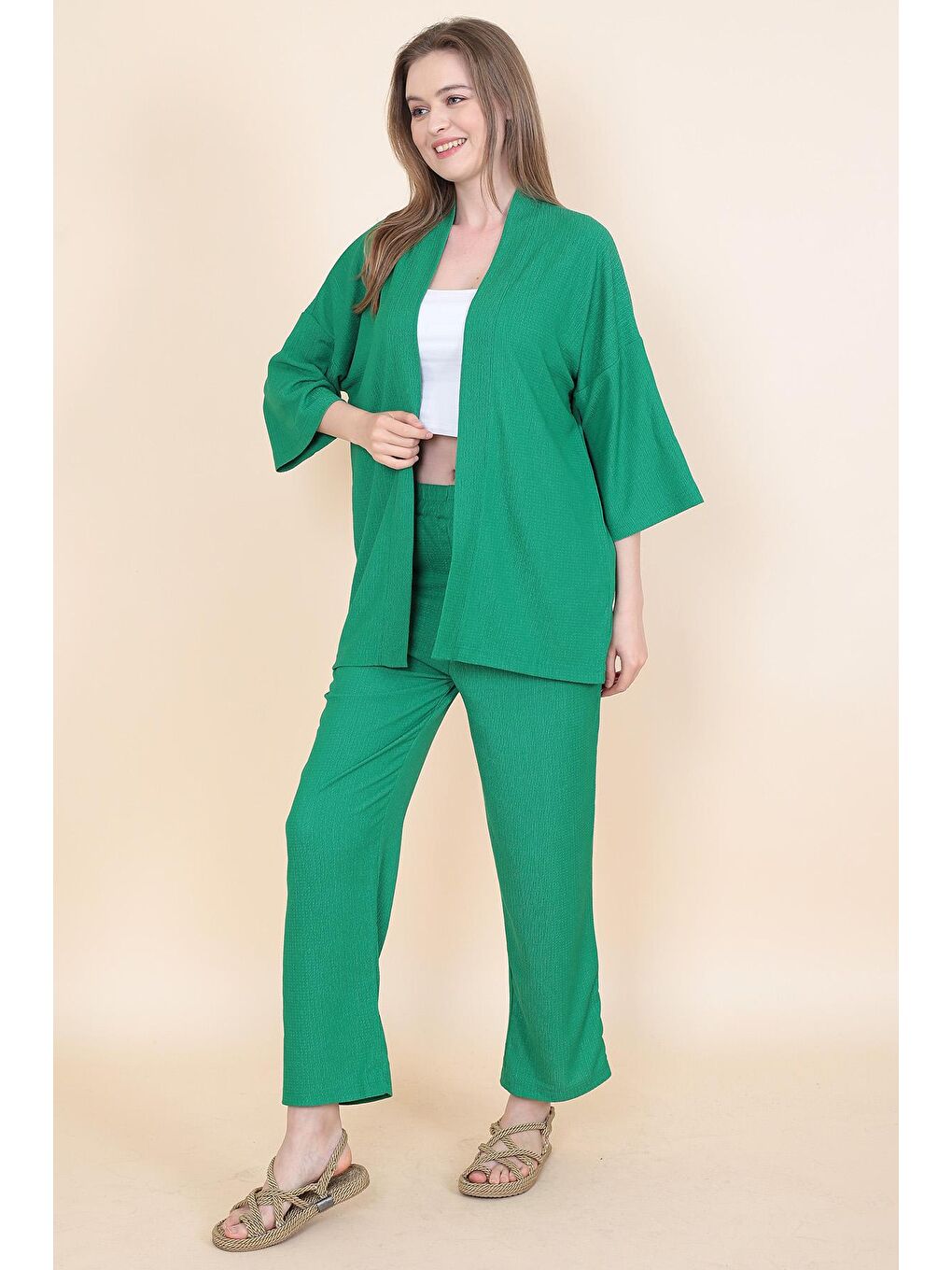 Yeşil Kadın Kimone Takım 1992-3