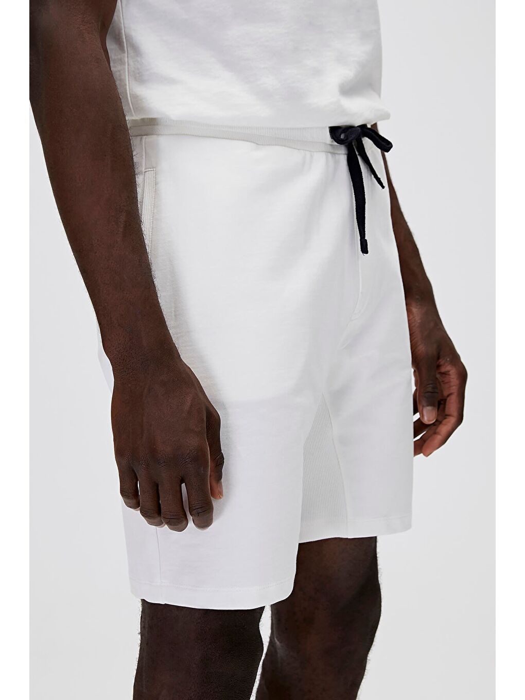Bad Bear Holmer SweatShorts Off-White Beyaz Erkek Şort - 2