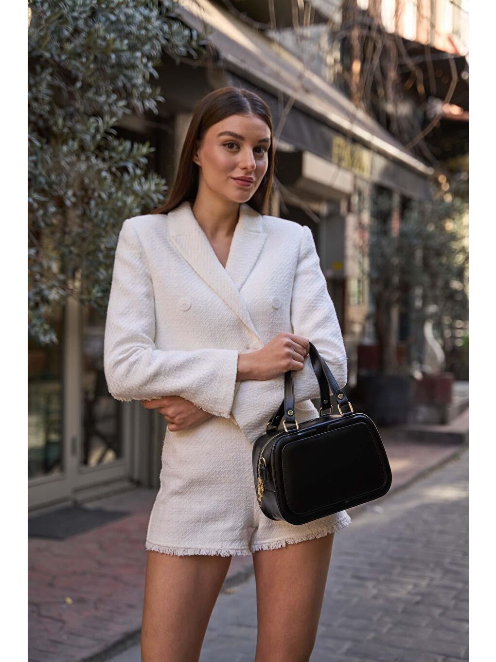 Deri El Ve Omuz Çantası Siyah-4