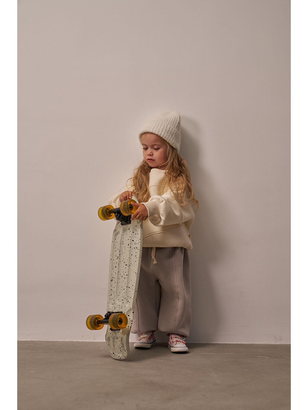 Gri Taş Dikiş Detaylı Eşofman Takım-1