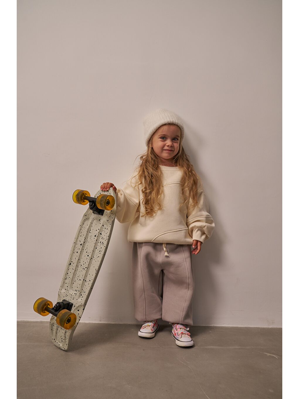 Gri Taş Dikiş Detaylı Eşofman Takım-2