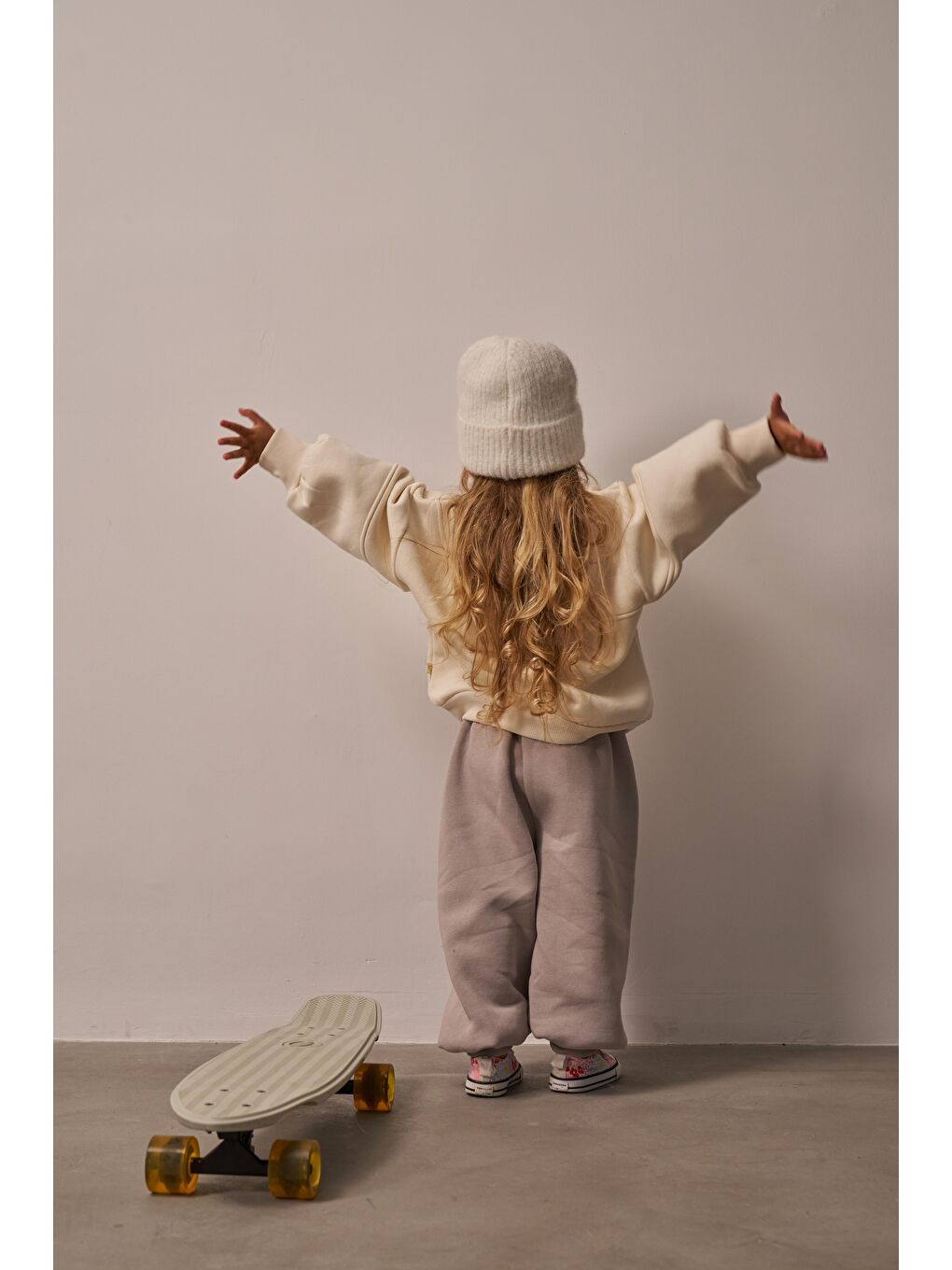 Gri Taş Dikiş Detaylı Eşofman Takım-4