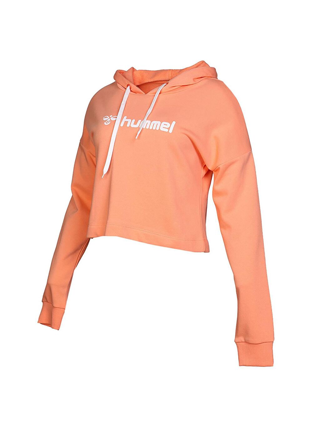 Hummel Turuncu Gala Kadın Turuncu Kapüşonlu Crop Sweatshirt