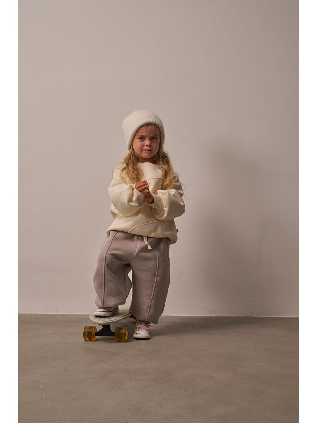 Gri Taş Dikiş Detaylı Eşofman Takım-6