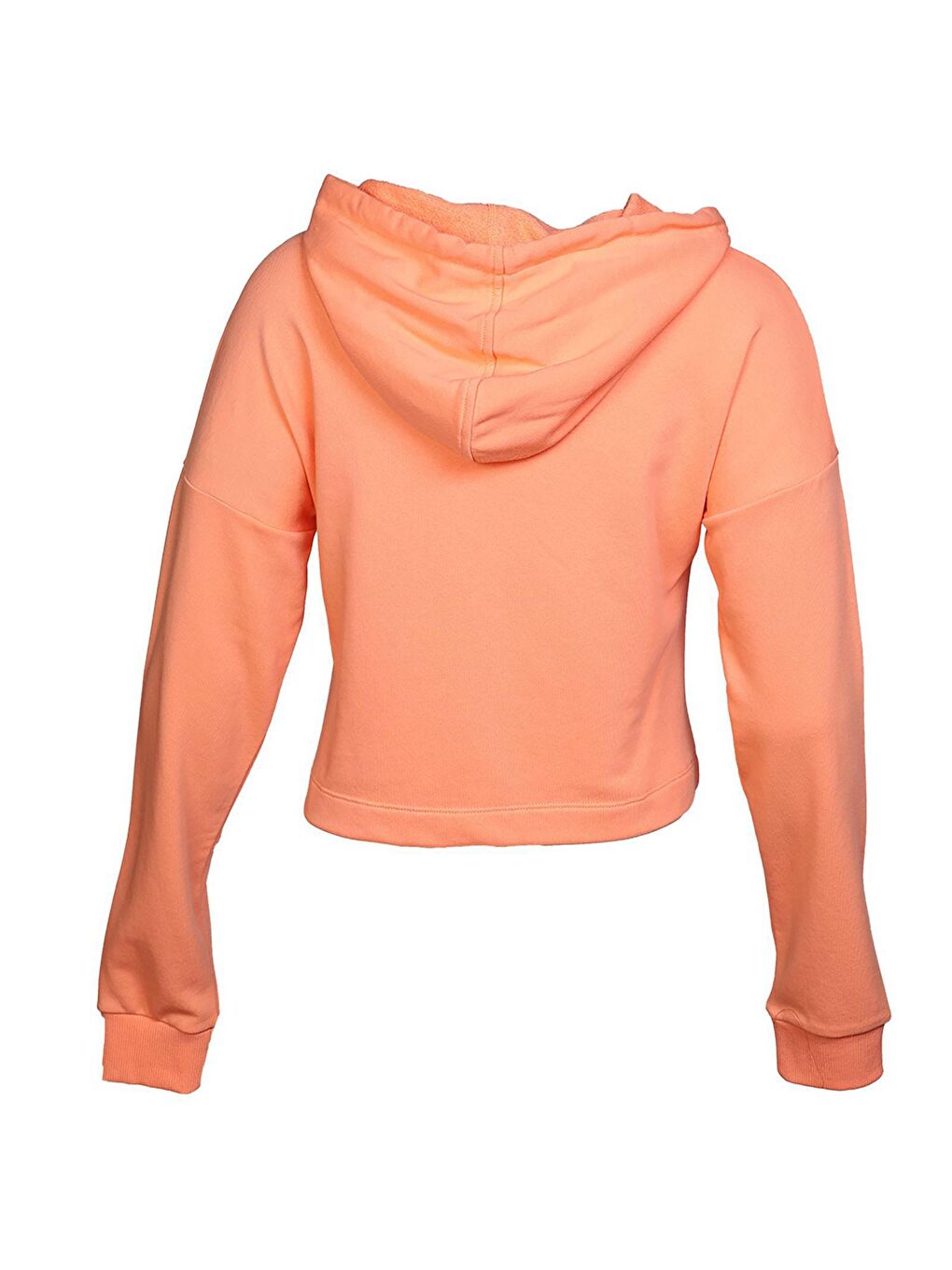 Hummel Turuncu Gala Kadın Turuncu Kapüşonlu Crop Sweatshirt - 2