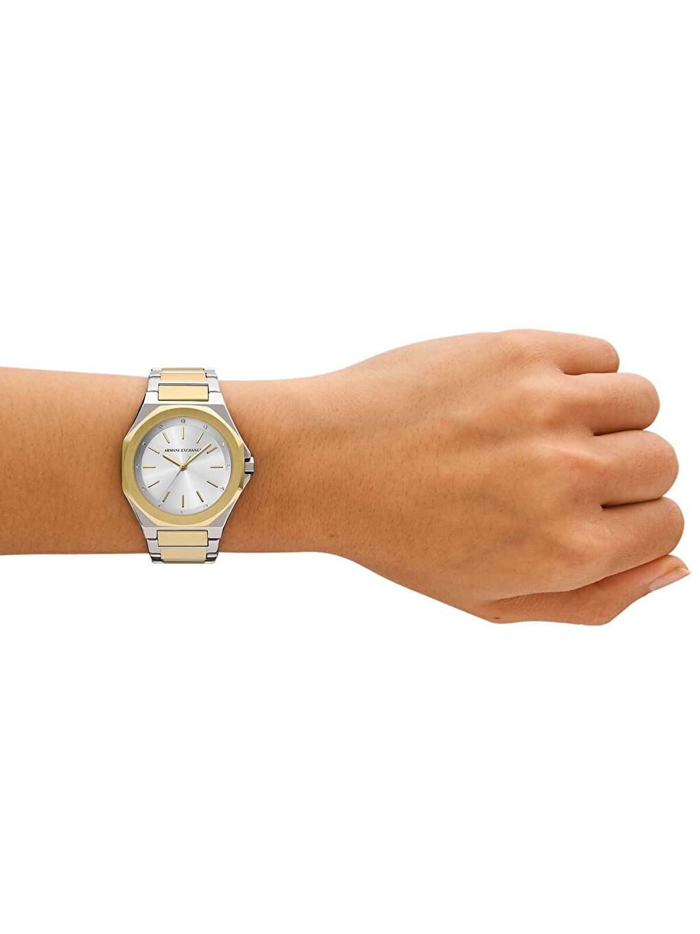 Sarı AX7161SET Kadın Kol Saati ve Kolye Seti-3