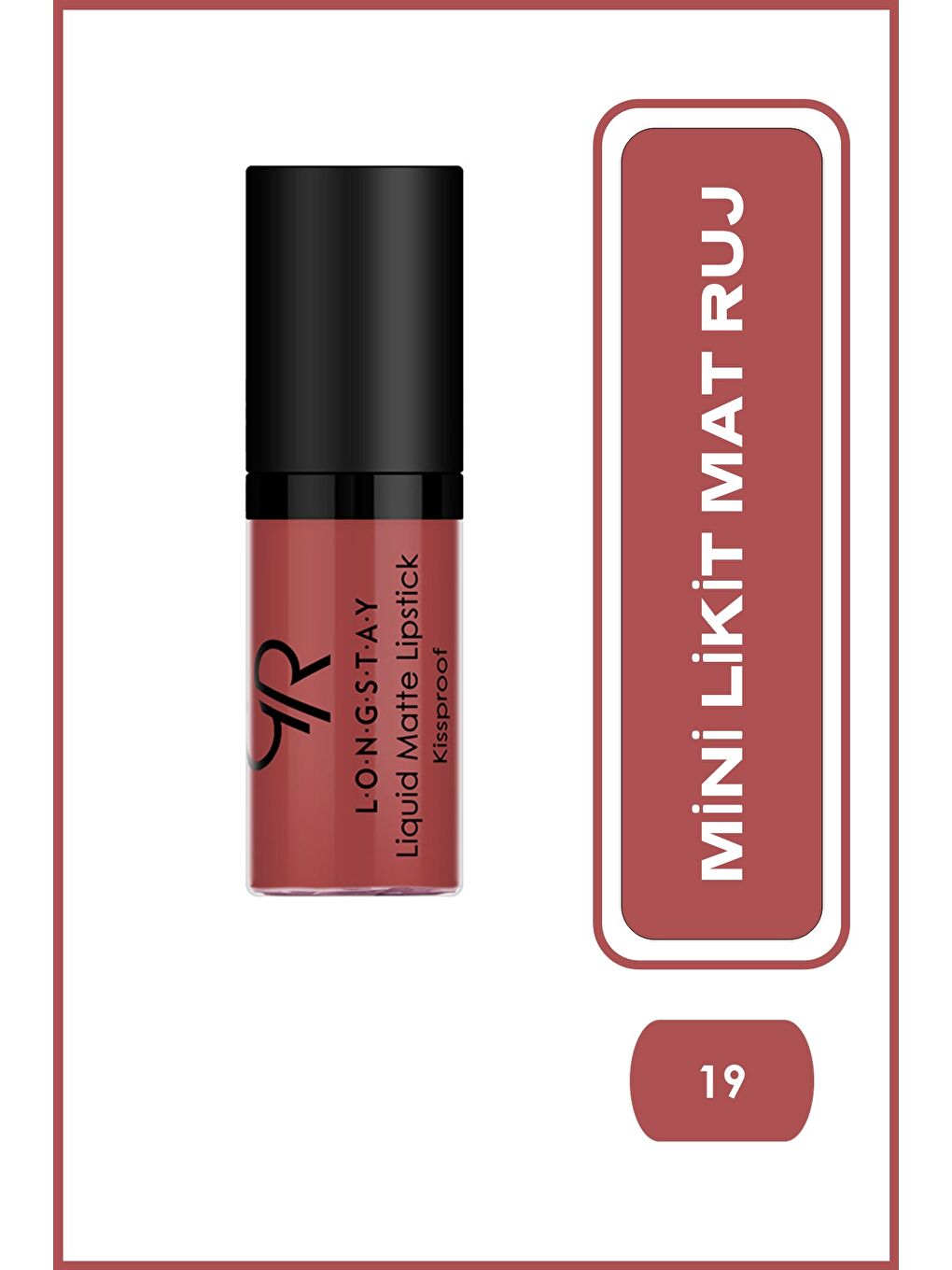 Likit Mini Mat Ruj - Longstay Liquid Matte Lipstick No: 19 8691190870195