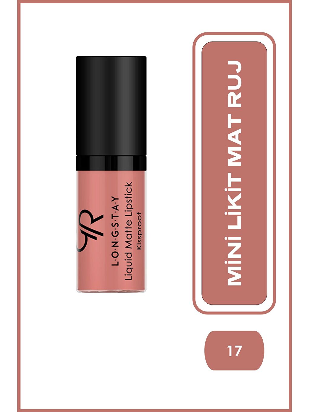 Likit Mini Mat Ruj - Longstay Liquid Matte Lipstick No: 17 8691190870171