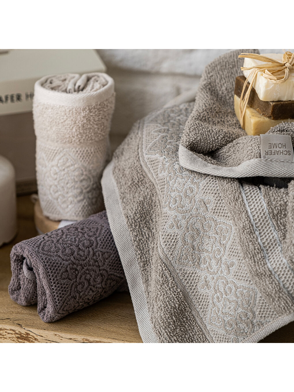 Karışık Home Noho 3 lü Havlu Seti 30x50-Asorti01-4