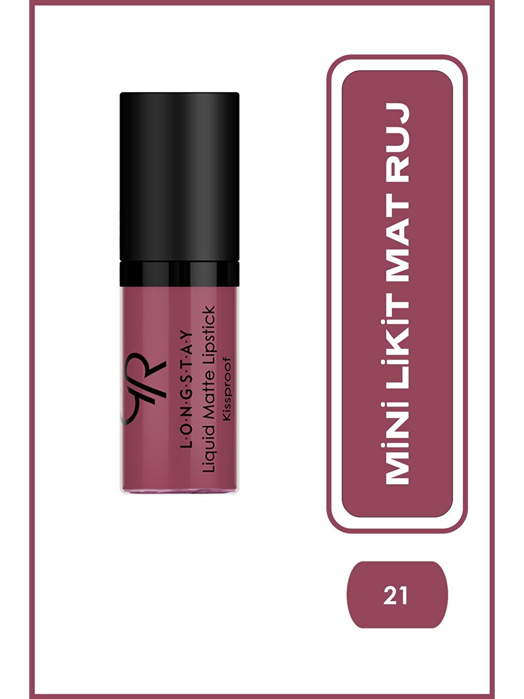 Likit Mini Mat Ruj - Longstay Liquid Matte Lipstick No: 21 8691190870218