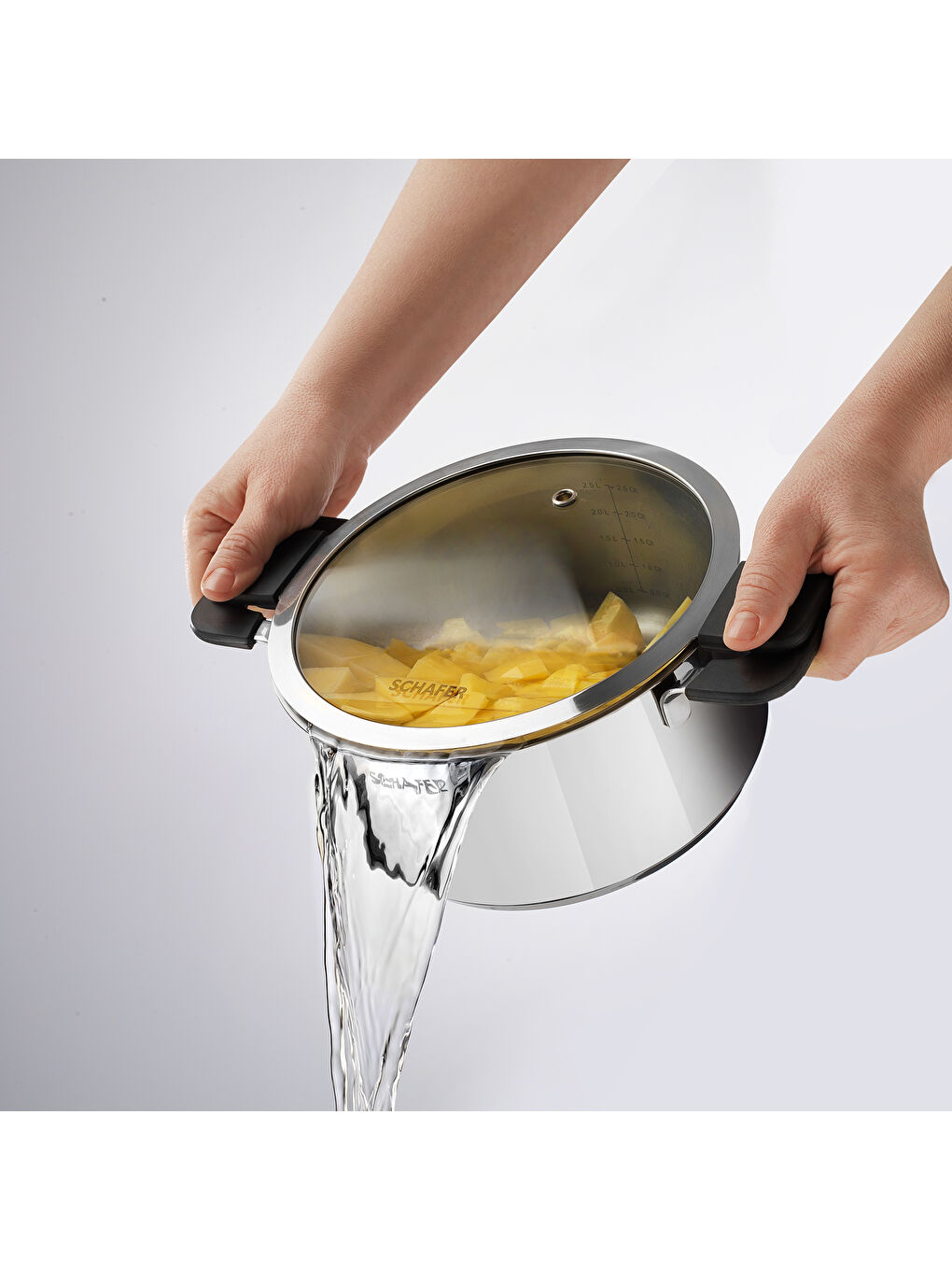 Gri Iconic Çelik Tencere Seti 6 Parça-Inox-8