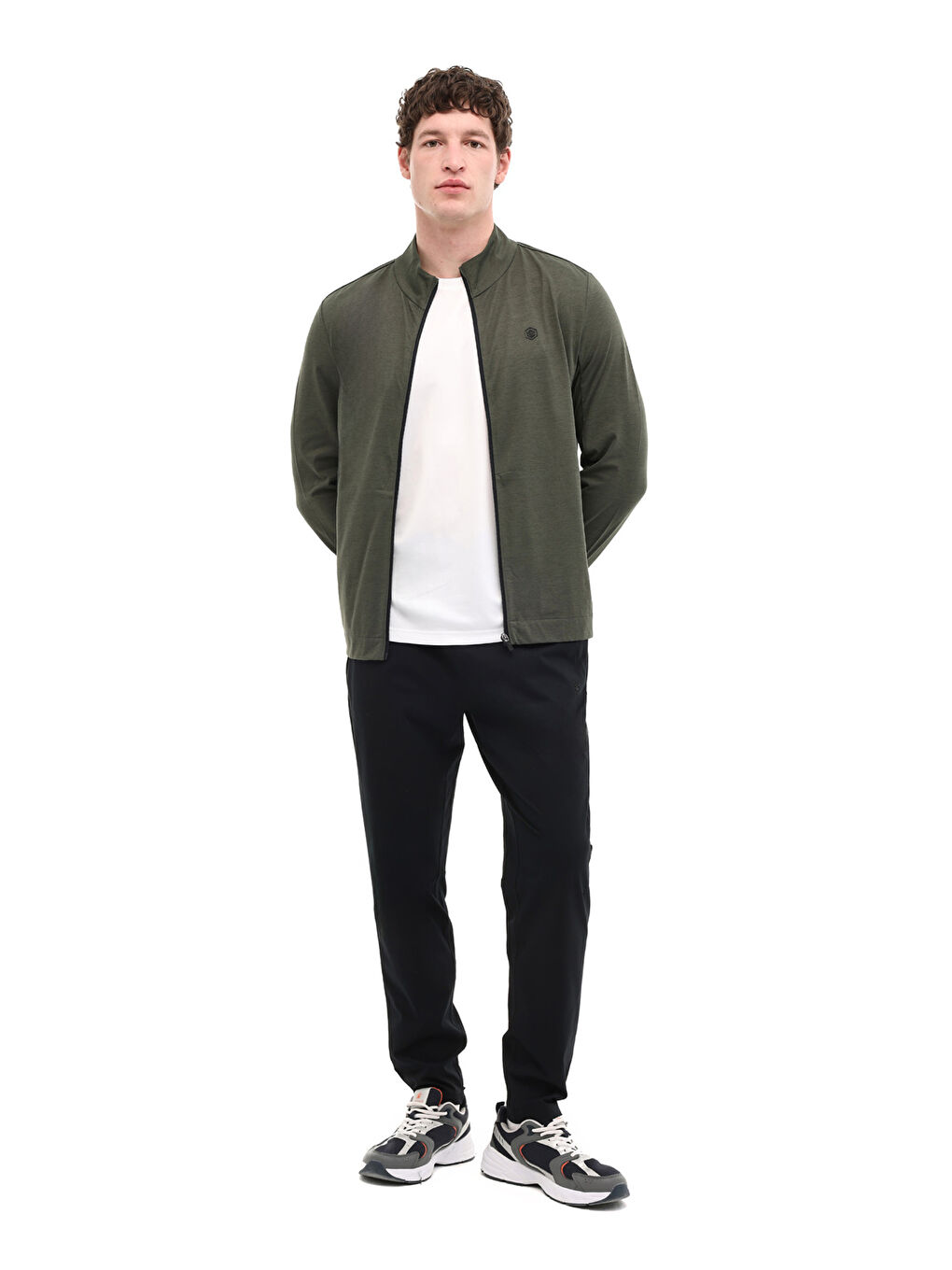 ML KUTAN 18ELG1-10 5PR Haki Erkek Eşofman Üstü-2