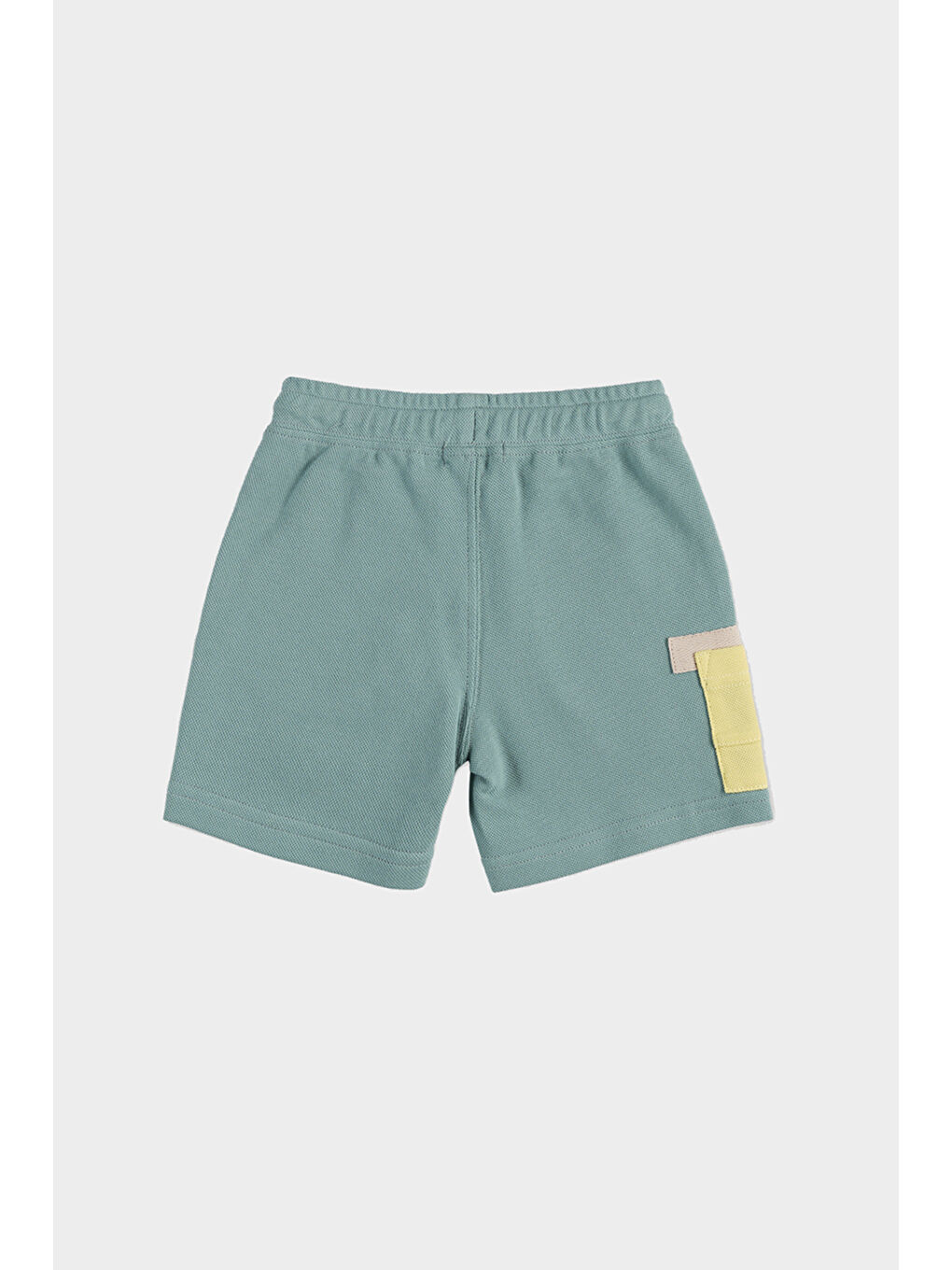 Erkek Bebek Yeşil Örme Şort-1