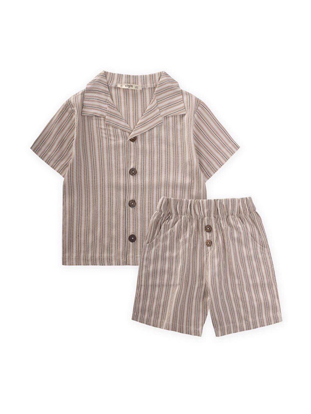 Bej Erkek Çocuk Takım