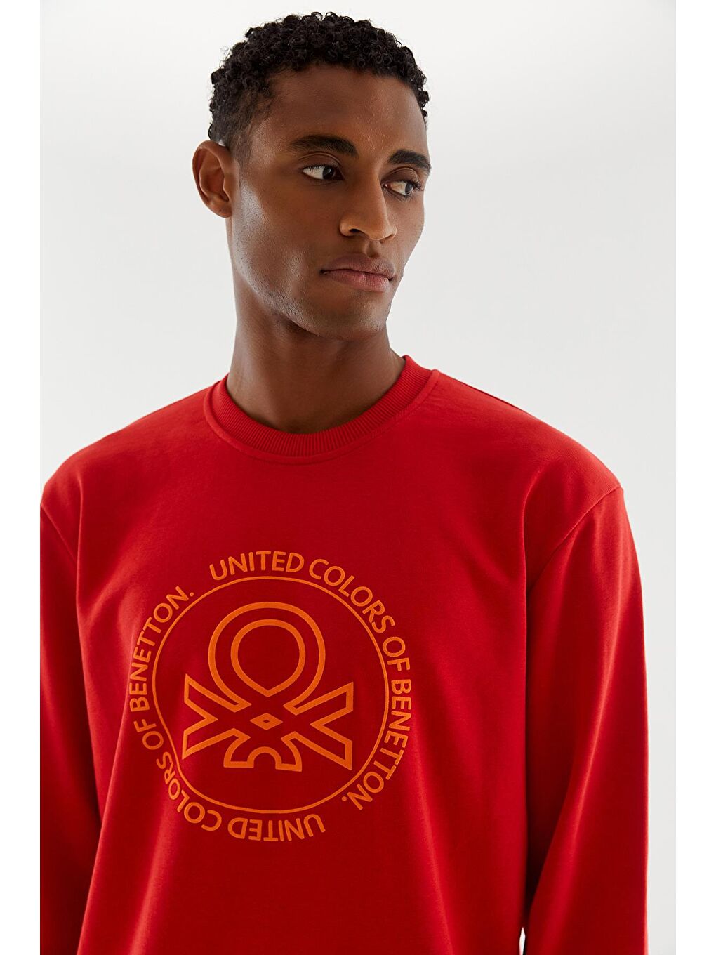 United Colors Of Benetton Kırmızı Erkek Sweatshirt - 6