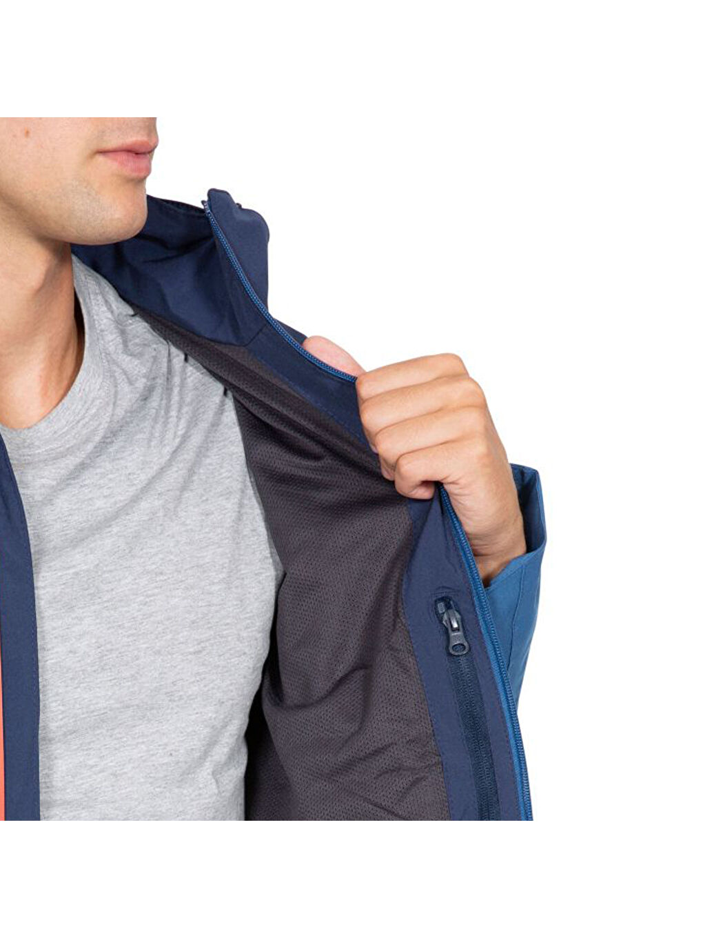 İndigo Tappin - Tp75 Erkek Mavi Outdoor Mont Ceketi-7