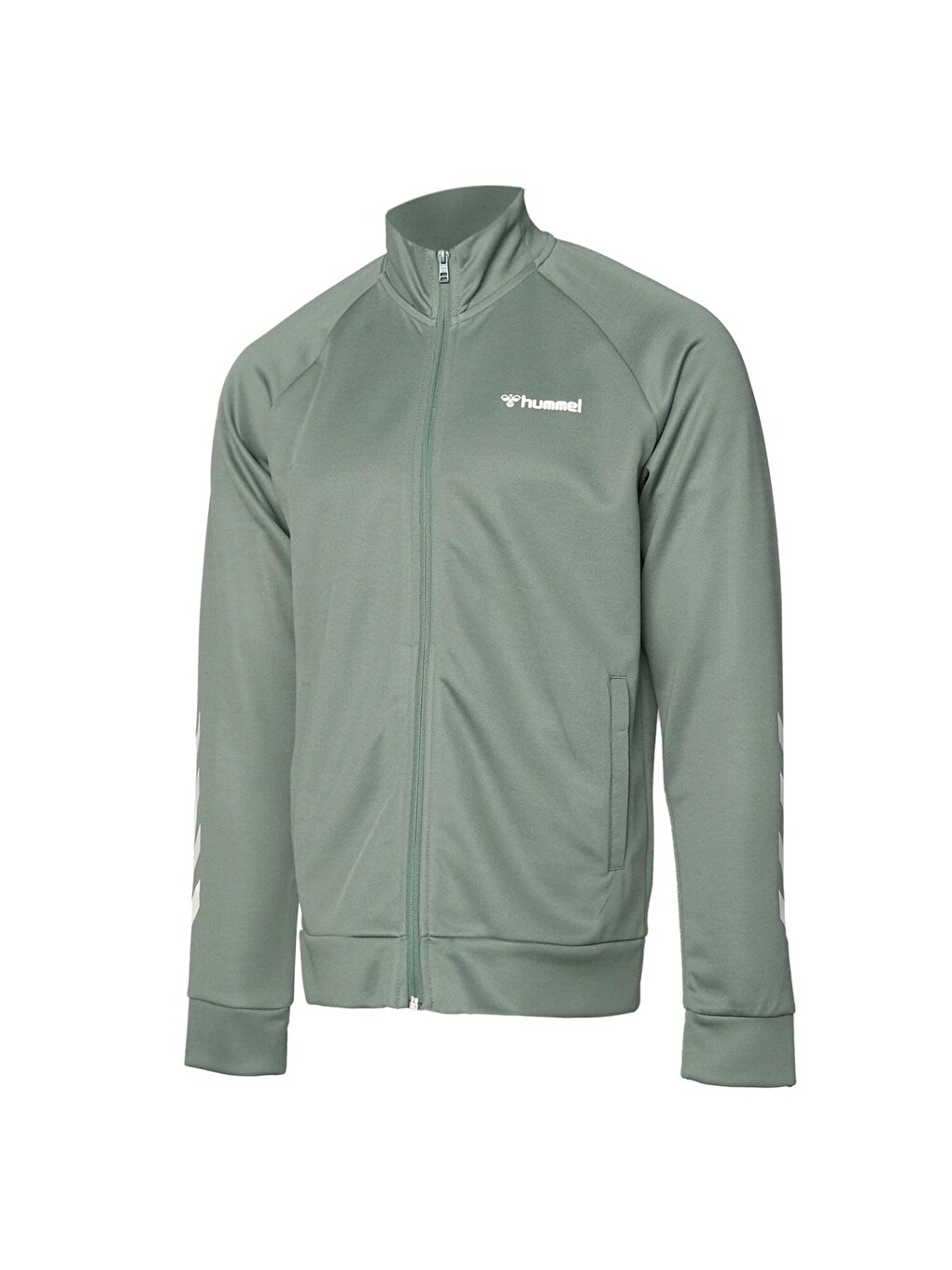 Falconzo Yeşil Erkek Fermuarlı Sweatshirt Hırka