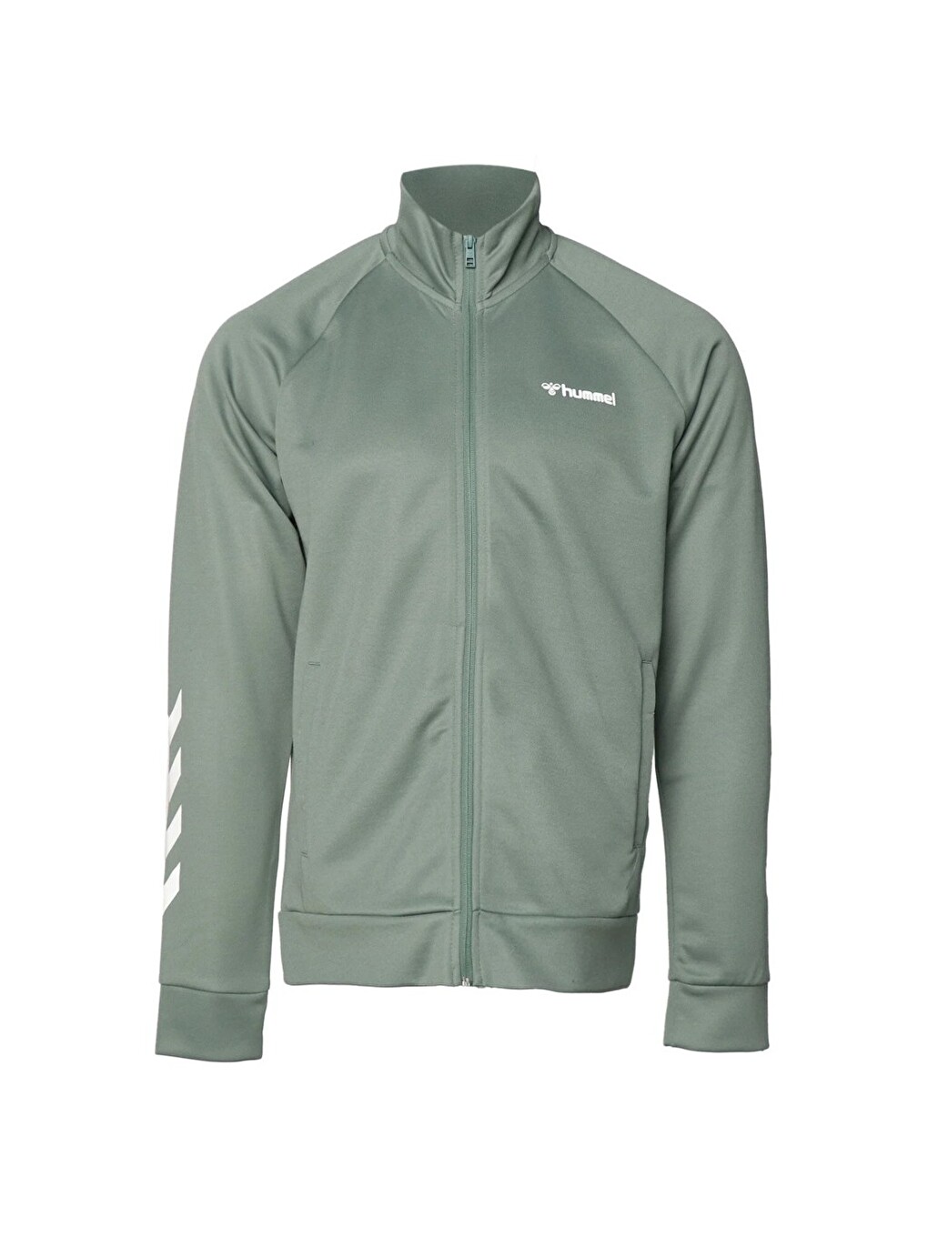 Falconzo Yeşil Erkek Fermuarlı Sweatshirt Hırka-1