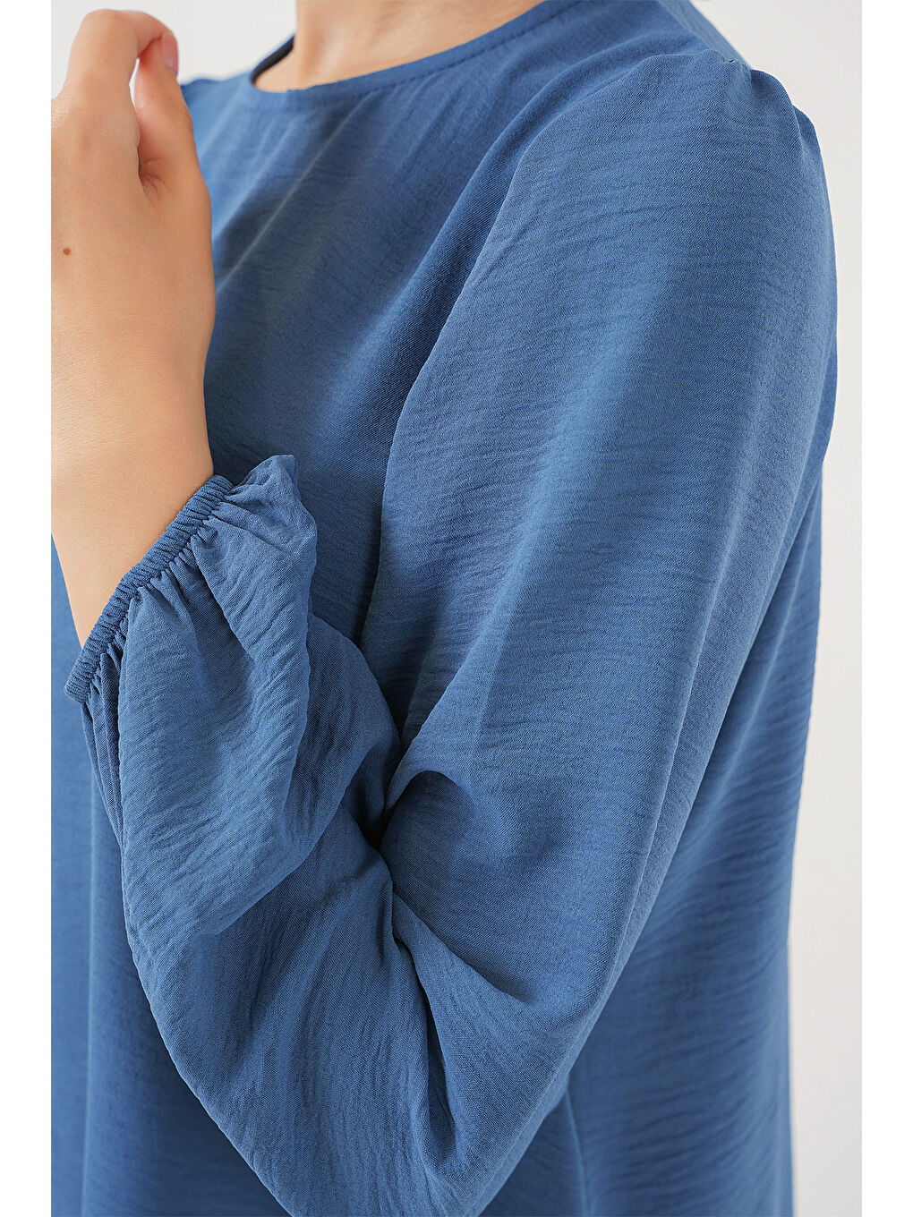 Kadın Ayrobin Tunik Pantolon Alt Üst Takım 6712 - İndigo-4