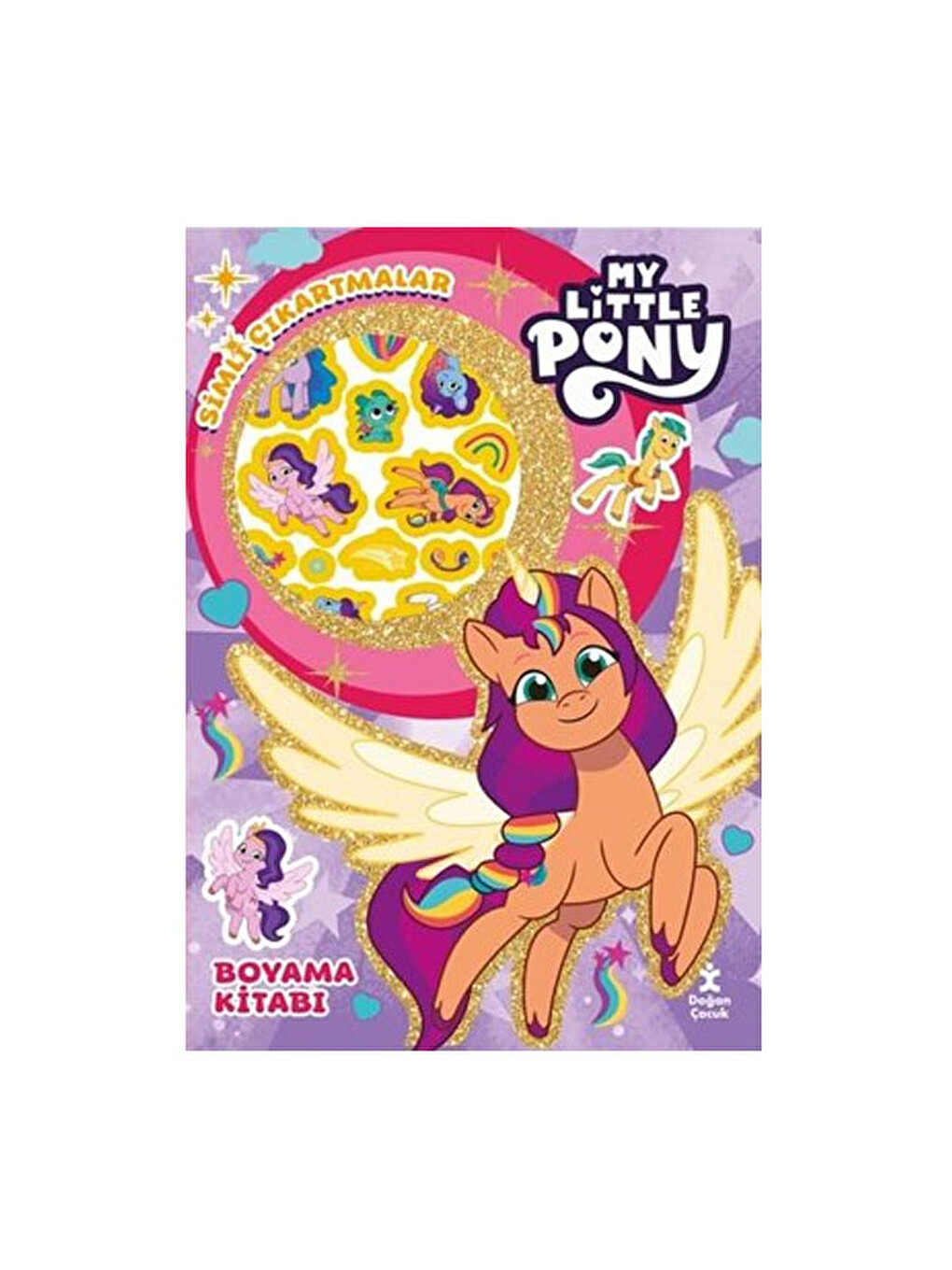 My Little Pony Star Simli Çıkartmalı Boyama Kitabı