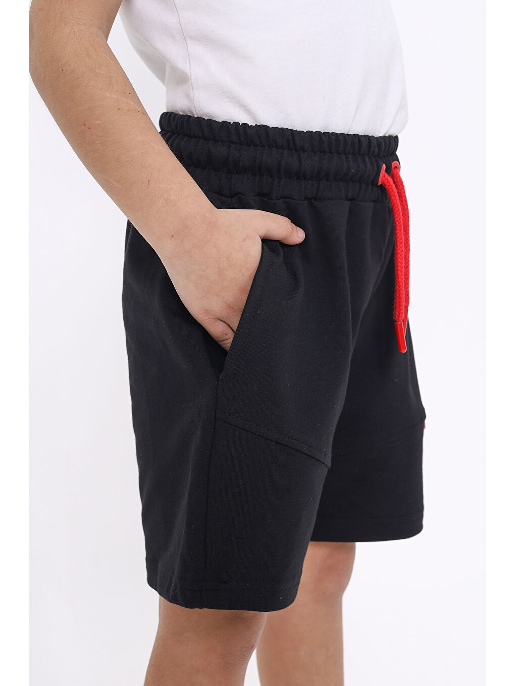 Siyah Erkek Çocuk Şort-2