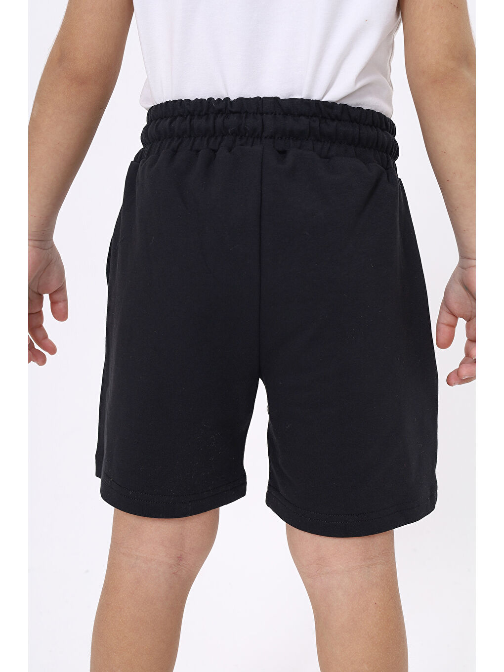 Siyah Erkek Çocuk Şort-3