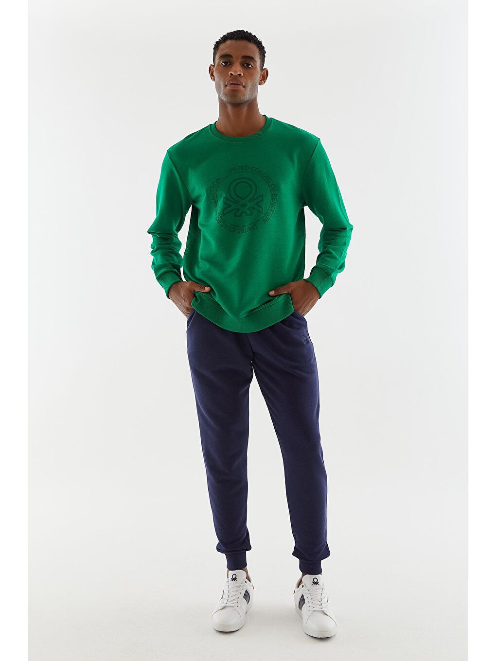 Yeşil Erkek Sweatshirt-1