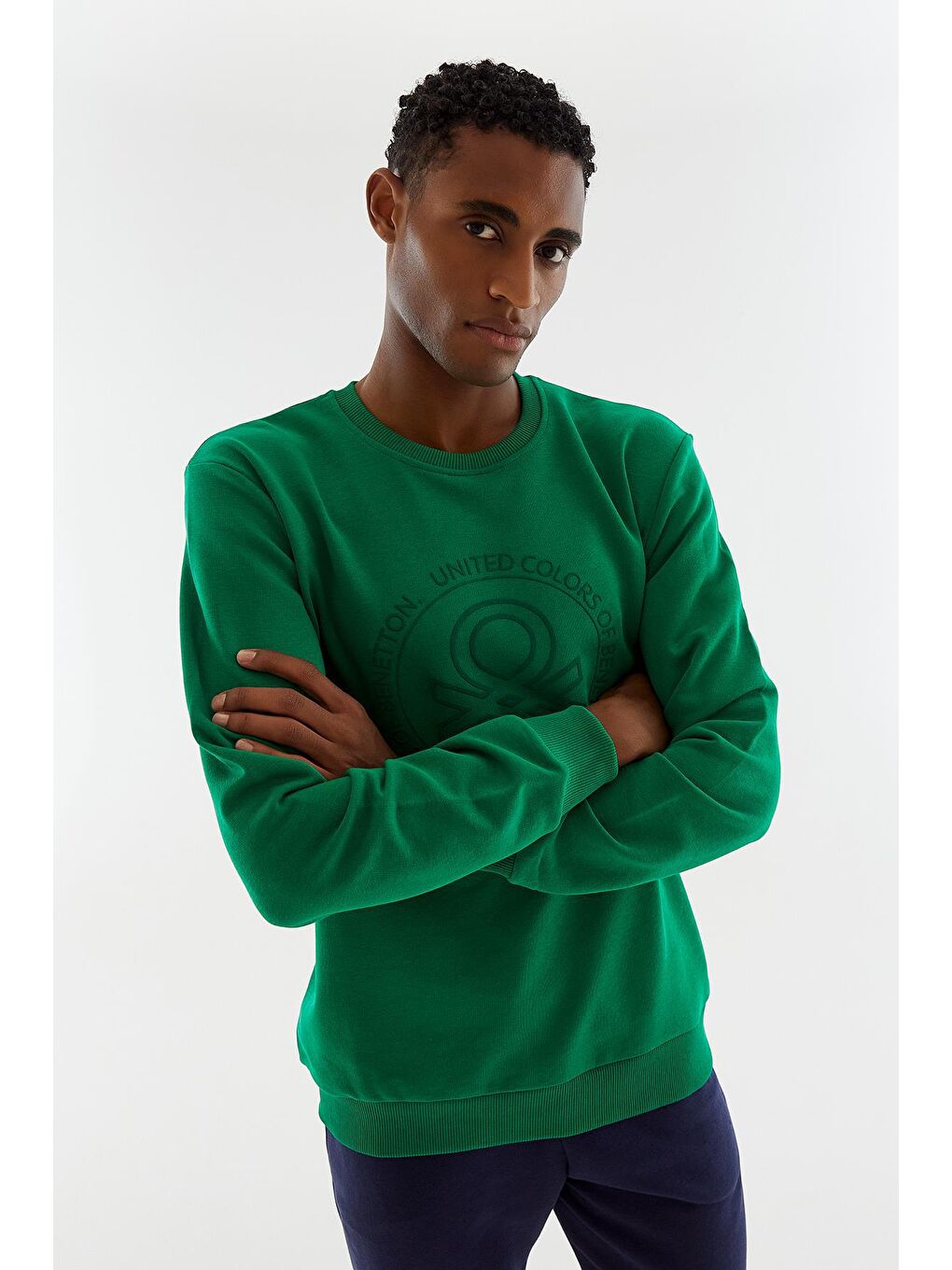 Yeşil Erkek Sweatshirt-6