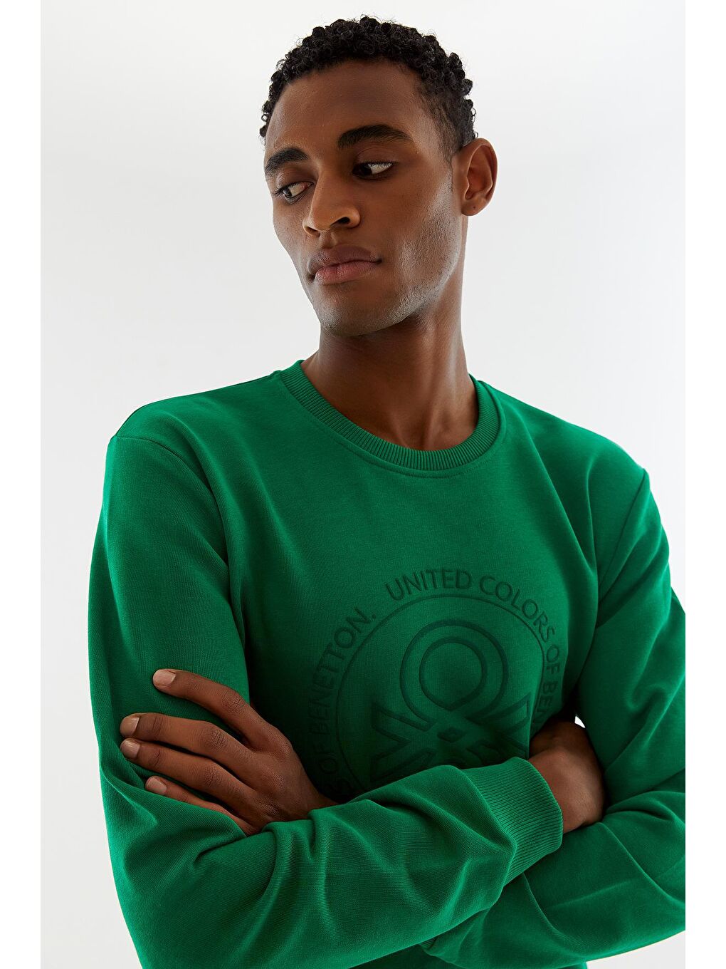 Yeşil Erkek Sweatshirt-7