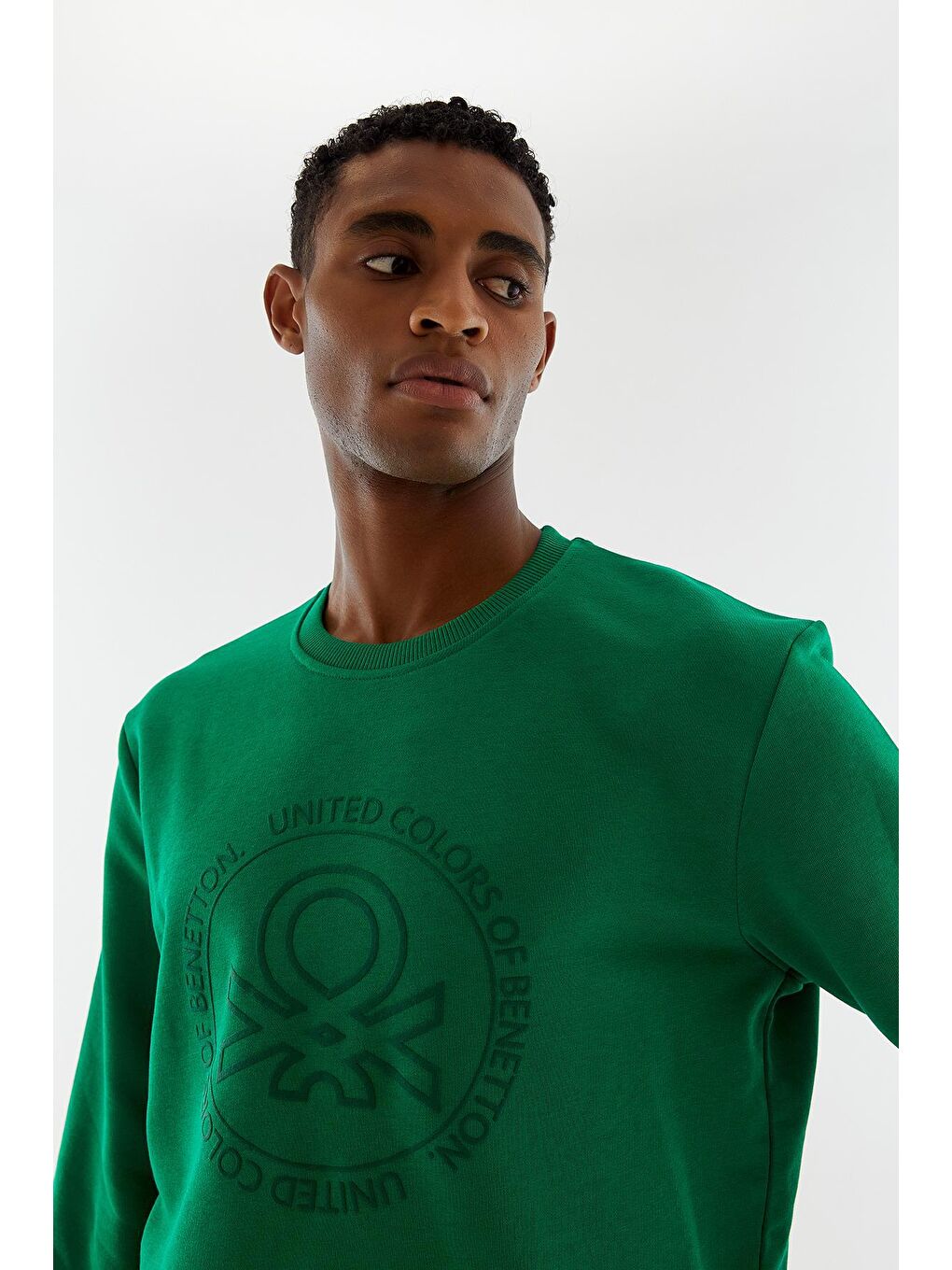 Yeşil Erkek Sweatshirt-8