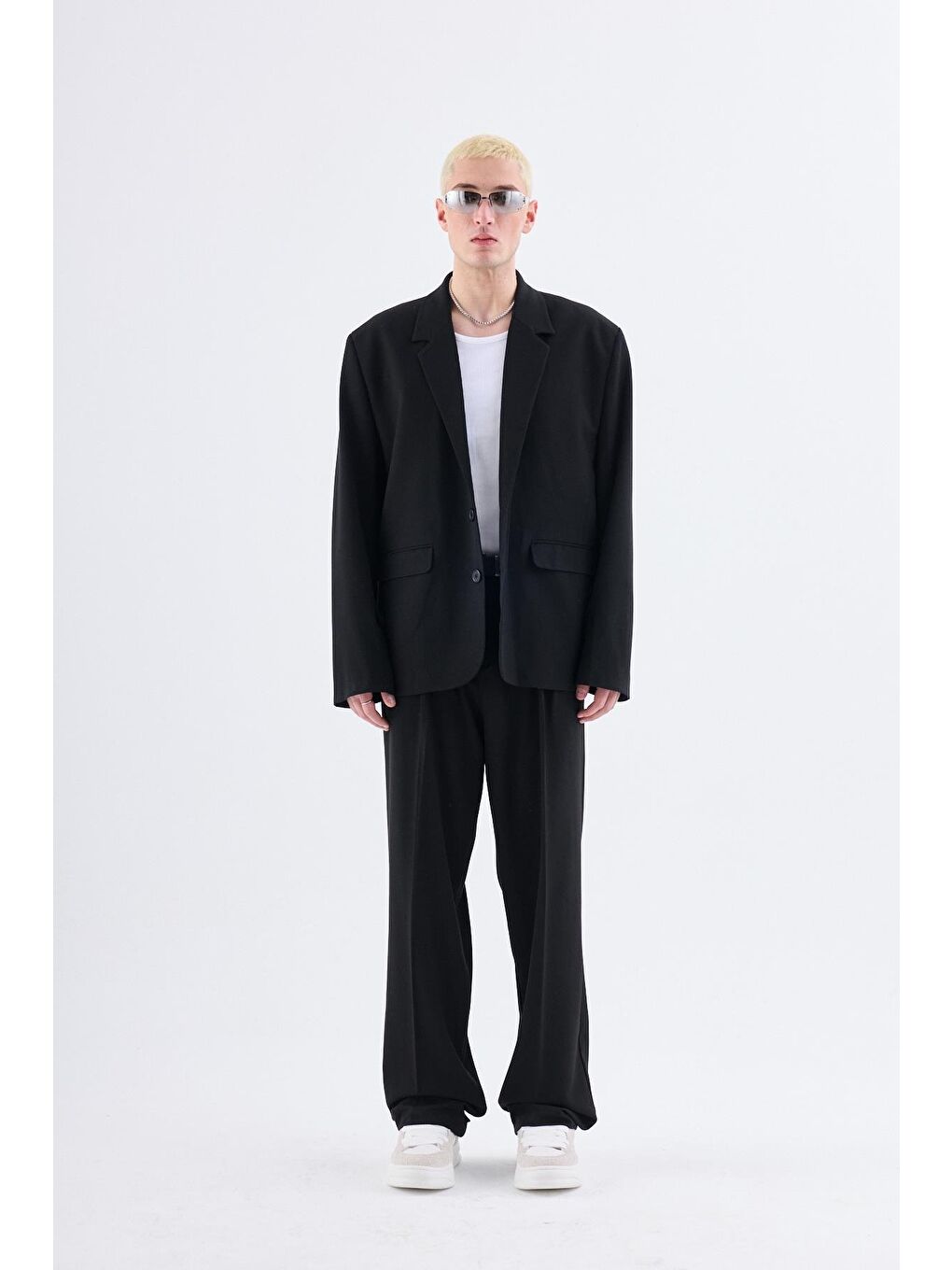 Klasik Oversize Takım Elbise Siyah