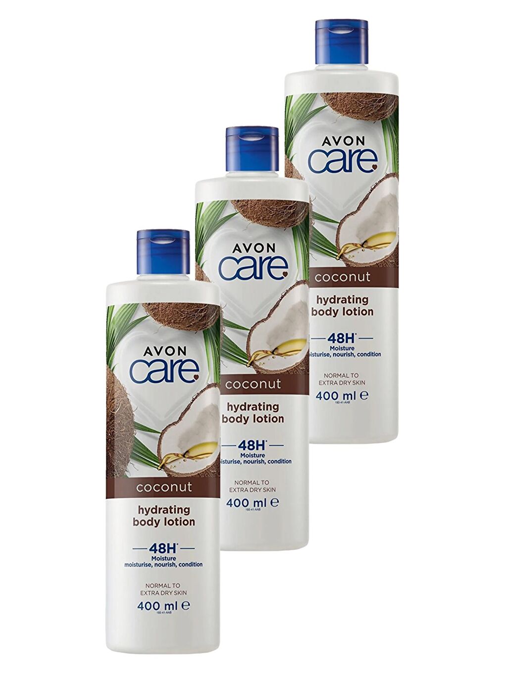 AVON Care Hindistan Cevizi Yağı İçeren Vücut Losyonu 400 Ml. Üçlü Set