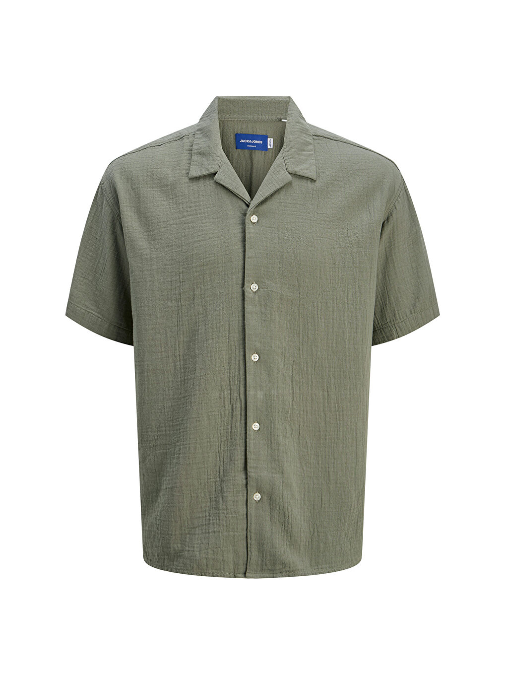 Easter Patras Resort Erkek Haki Klasik Yaka Gömlek