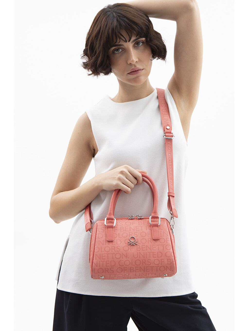 Pembe Kadin Kol Çantasi Mercan BNT1613