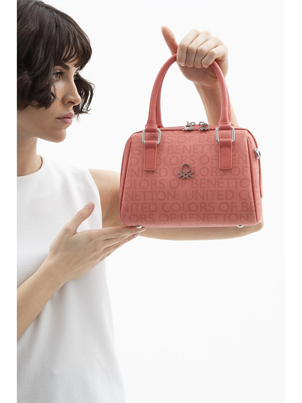 Pembe Kadin Kol Çantasi Mercan BNT1613-2