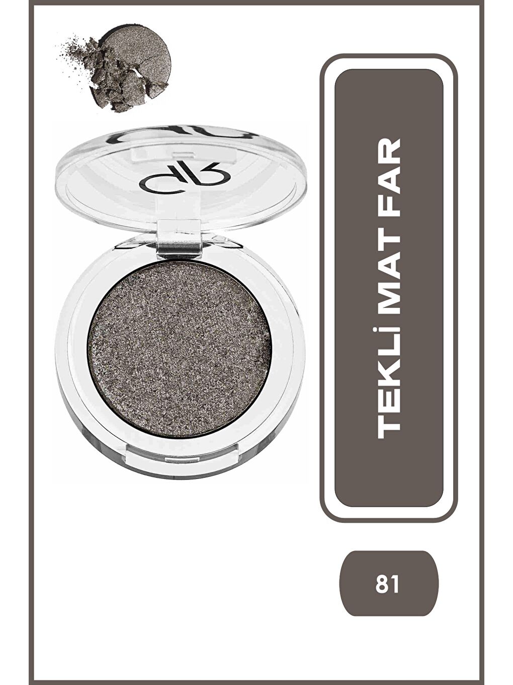 Parlak Göz Farı - Soft Color Shimmer Mono Eyeshadow No: 81 8691190334888