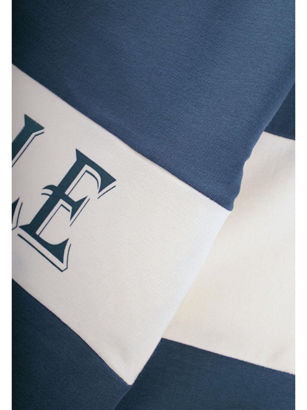 Polo Yaka Baskılı Sweatshirt 4-12 Yaş Lacivert-2