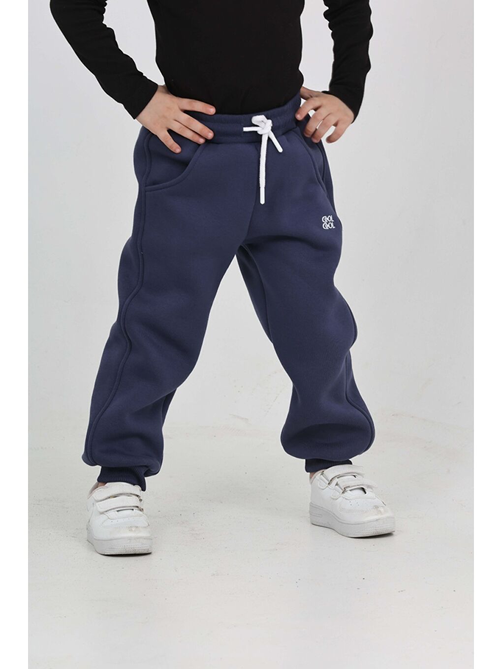 İndigo Erkek Çocuk Cool Nakışlı Eşofman Alt-2