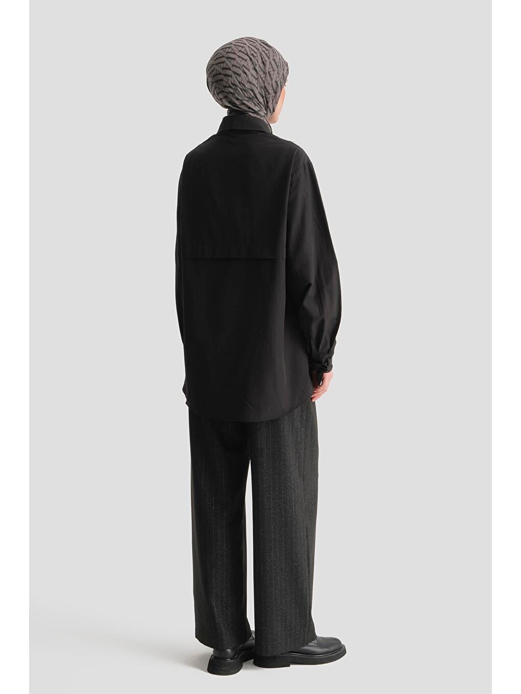 Aller Parçalı Tunik Siyah-4