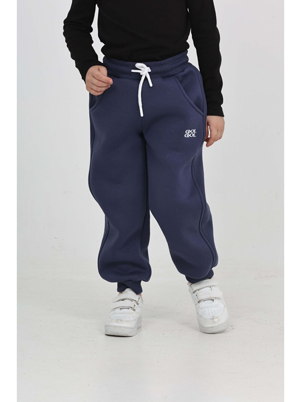 İndigo Erkek Çocuk Cool Nakışlı Eşofman Alt-3