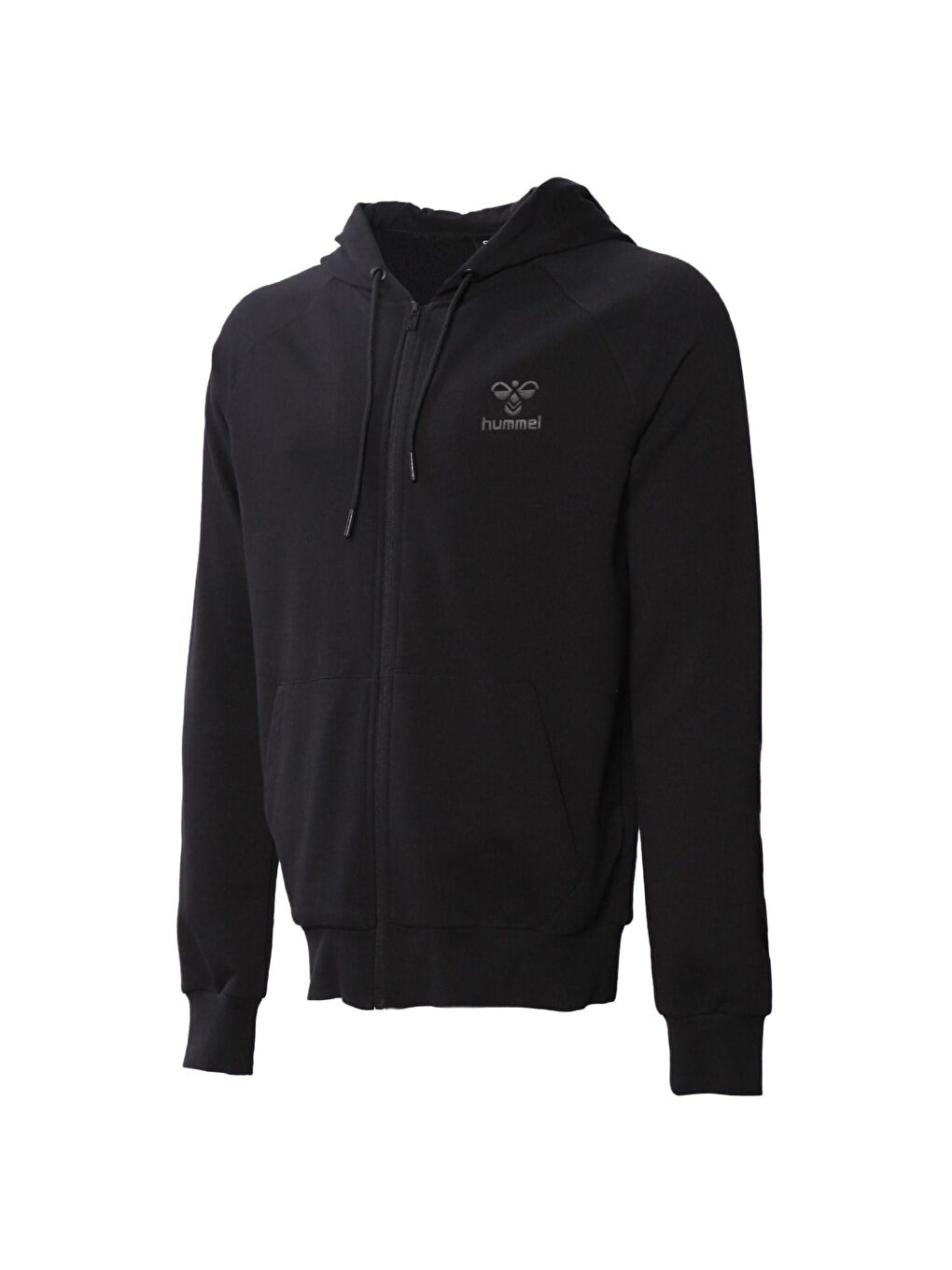 Hummel Siyah Zip T-Isam 2.0 Erkek Siyah Kapüşonlu Fermuarlı Sweatshirt - 1